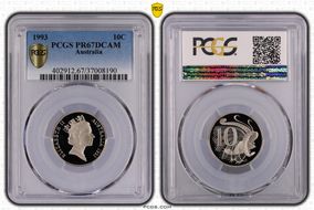 1993 10C PR67DCAM