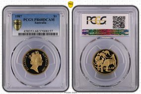 1987 $1 PR68DCAM