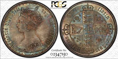 1859 Florin S-3891 ESC-2843 w/Stop MS66