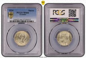 1934 Sucre Phila-USA MS66