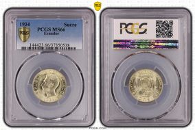 1934 Sucre Phila-USA MS66