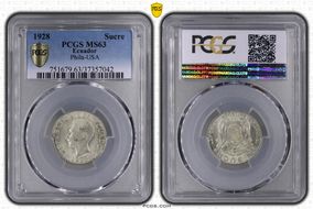 1928 Sucre Phila-USA MS63