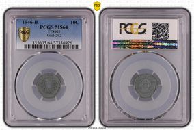 1946-B 10C Gad-292 F-143 MS64
