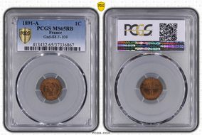 1891-A 1C Gad-88 F-104 MS65RB