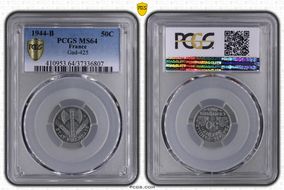 1944-B 50C Gad-425 F-196 MS64