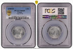 1948-B 1 Fr Gad-473b F-221 MS65