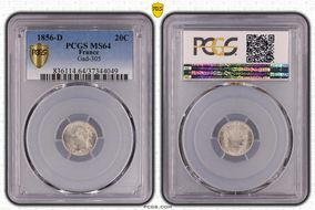 1856-D 20C Gad-305 MS64