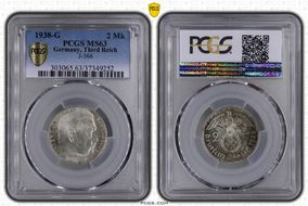 1938-G 2 Mk J-366 MS63