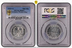 1923-A 500 Mk J-305 MS67