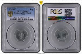 1943-F Pfg J-369 MS65