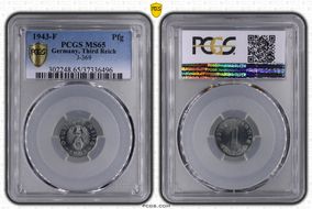 1943-F Pfg J-369 MS65