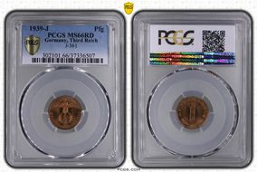 1939-J Pfg J-361 MS66RD