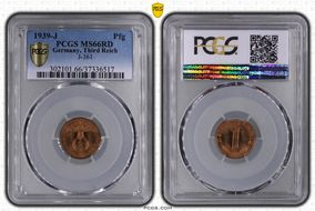1939-J Pfg J-361 MS66RD