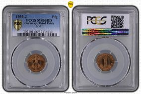 1939-J Pfg J-361 MS66RD