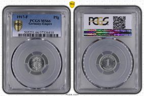 1917-F Pfg MS66