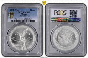 1998-Mo Onza Libertad Ag MS69