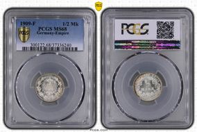 1909-F 1/2 Mk J-16 MS68
