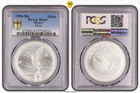 1999-Mo Onza Libertad Ag MS67