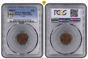 1940-F Pfg J-361 MS65RB