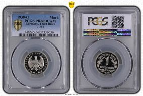 1938-G Mark J-354 PR66DCAM