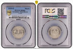 1933-E Mark J-354 MS66