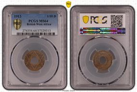 1913 1/10D MS64