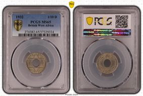 1932 1/10D MS65