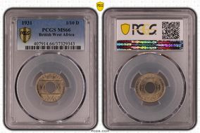 1931 1/10D MS66