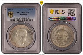 1937 Crown KM-34  Ag MS63
