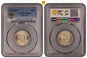 1952(m) Shil KM-46  Ag MS64