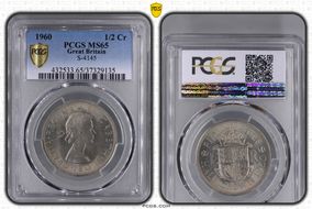 1960 1/2 Cr S-4145 MS65