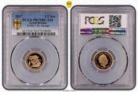 2017 1/2 Sov S-SB11 PR70DCAM