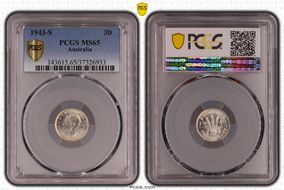 1943-S 3D MS65