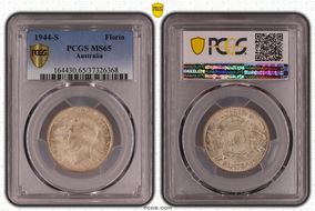 1944-S Florin KM-40  Ag MS65