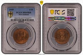 1949 1/2D MS65RB