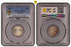 1911 6D KM-25  Ag MS64