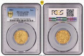 1861 Sov S-3852D T/Slanted T AU55