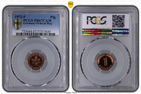 1972-F Pfg PR67CAM