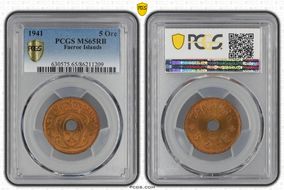 1941 5 Ore MS65RB