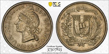 1939 Peso MS62