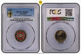 2019 $2 100 Years of Repatriation Colorized MS66