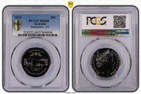 2013 20C Banknotes - £5 MS69