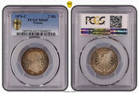 1876-C 2 Mk J-96 MS65