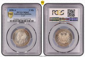 1898-A 2 Mk J-167 MS62