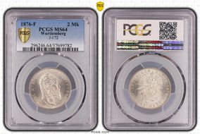 1876-F 2 Mk J-172 MS64