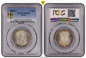 1888-G 2 Mk J-26 MS63