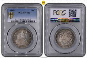 1869 50C MS63
