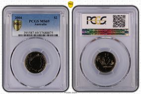 2004 $2 MS69