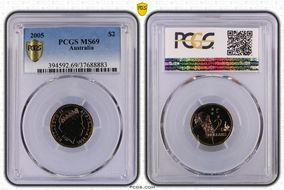 2005 $2 MS69