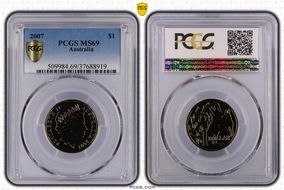 2007 $1 MS69
